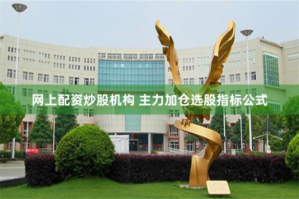 网上配资炒股机构 主力加仓选股指标公式