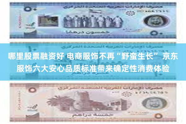哪里股票融资好 电商服饰不再“野蛮生长” 京东服饰六大安心品质标准带来确定性消费体验