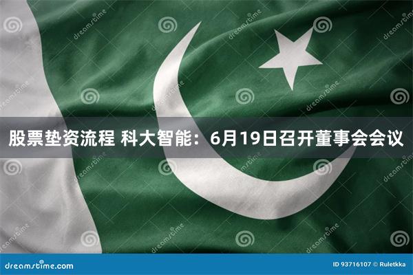 股票垫资流程 科大智能：6月19日召开董事会会议